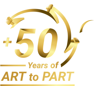 ICAM 50th anniversary logo company
